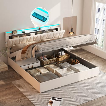 King Size Lift Up Storage Bed Frame, view 2