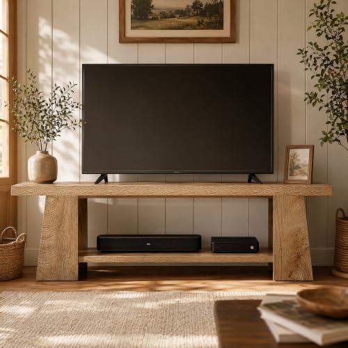 Tribesigns 59" Farmhouse TV Stand for 55/60/65/70/75 Inch TVs, view 4