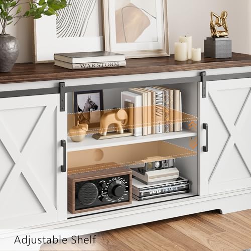 Farmhouse TV Stand for 65 Inch TV, view 4