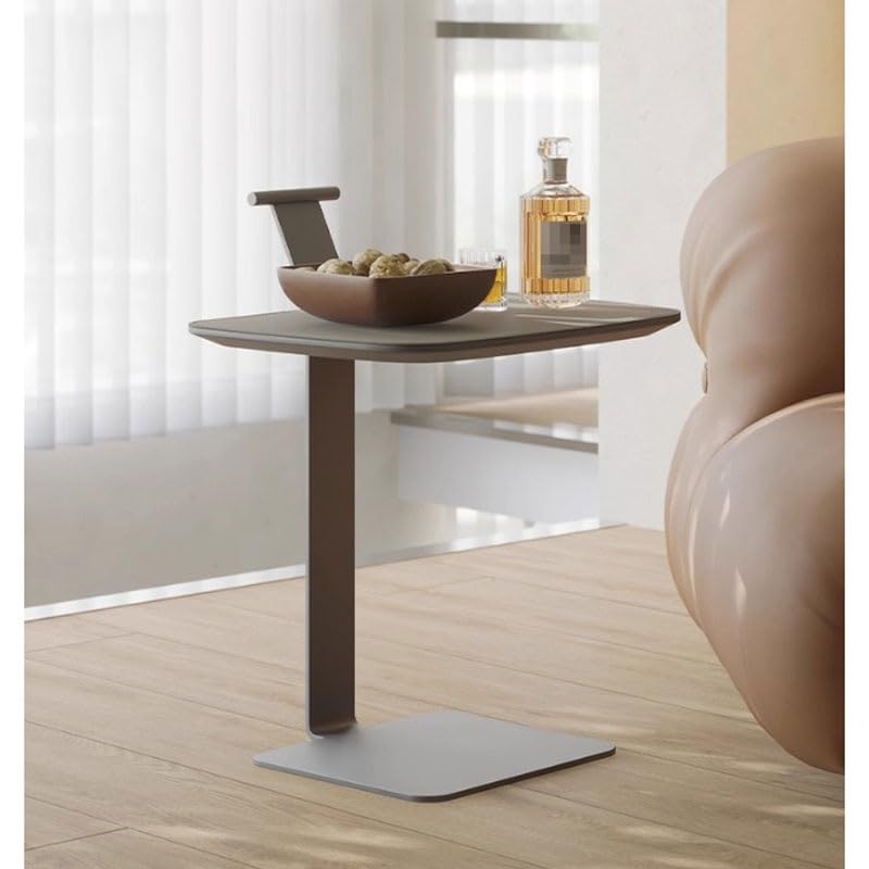Coffee Tables for Living Room Simple Saddle Leather Sofa Side Table Home Bedside Living Room Small Coffee Movable Bedroom Furniture