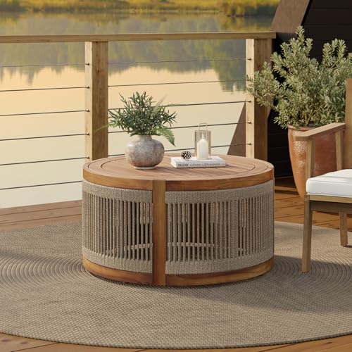 LuxenHome Outdoor Coffee Table, view 2