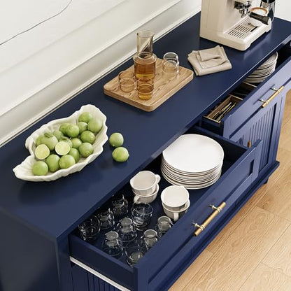 58 Inch Sideboard Buffet Cabinet with Storage, view 4