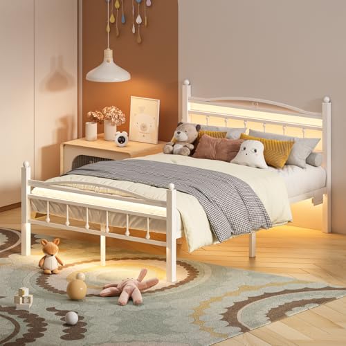 Full Size Bed Frame with Headboard, view 8