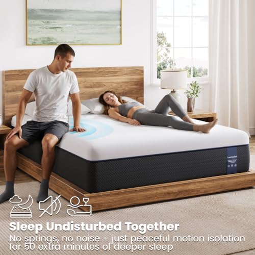 King Size Mattress Extra Firm, 14 Inch Gel Memory Foam Mattress King, view 6