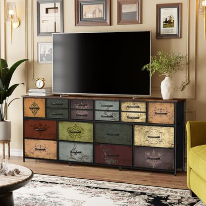 74.8" W Dresser for Bedroom, Wide TV Stand for 65, 75, 80 inch TV, view 5
