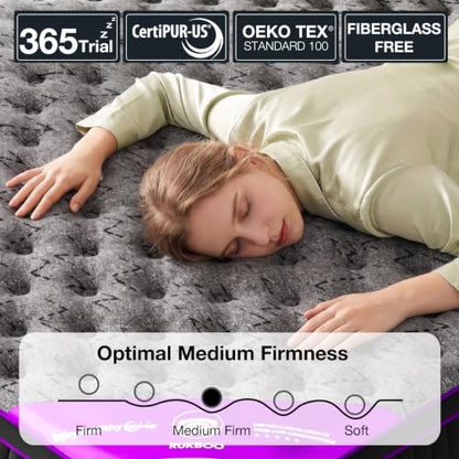 Full Size Mattress 14 Inch, Hybrid Gel Memory Foam & Pocket Springs, view 3