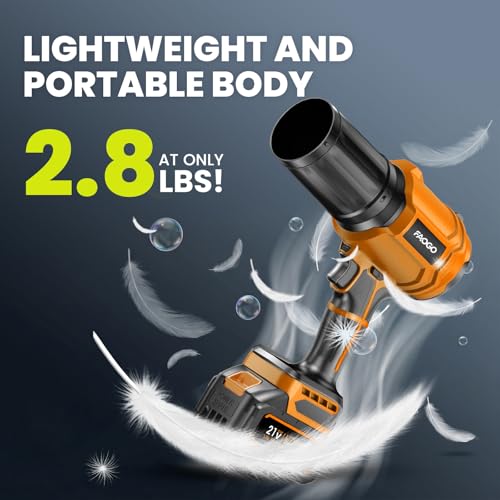 Cordless Leaf Blower with 2 Batteries & Charger, 990, view 6