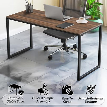 Mission 48-Inch Home Office Computer Desk, Walnut, view 6