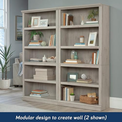 5 Tier Book Shelf Wooden Bookcase Multipurpose Bookshelf for Home Office, view 5