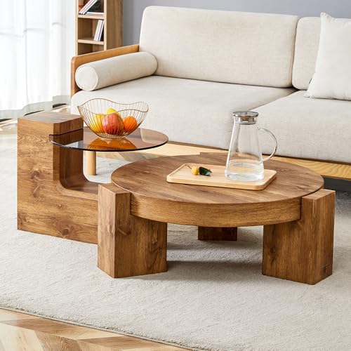 The Detachable Double Decker Coffee Table, the is More Precious, and the Detachable can Make the use of Space More Flexible and Suitable for Various Scenes.