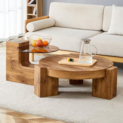 The Detachable Double Decker Coffee Table, the is More Precious, and the Detachable can Make the use of Space More Flexible and Suitable for Various Scenes.