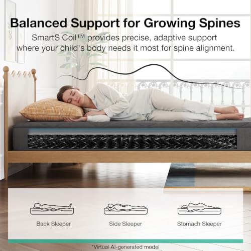 Mattress Queen Size 8 Inch, Queen Hybrid Mattress, view 6