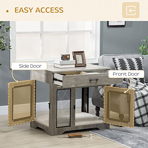 Dog Crate Furniture with Soft Water-Resistant Cushion, view 5