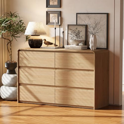 6 Drawer Dresser for Bedroom, view 4