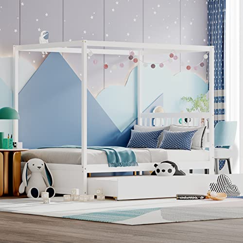 Canopy Bed with Trundle, view 8
