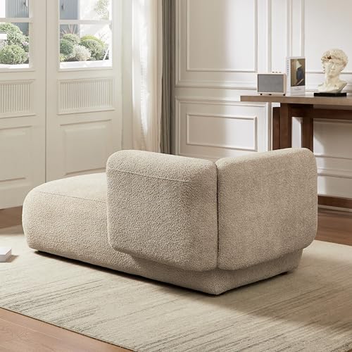 Upholstered Chaise Lounge Indoor for Living Room Bedroom Office Chaise Lounge, view 6
