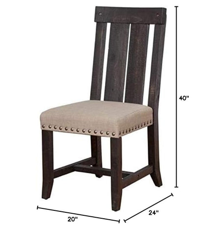 Yosemite Solid Wood Dining Chair, Cafe