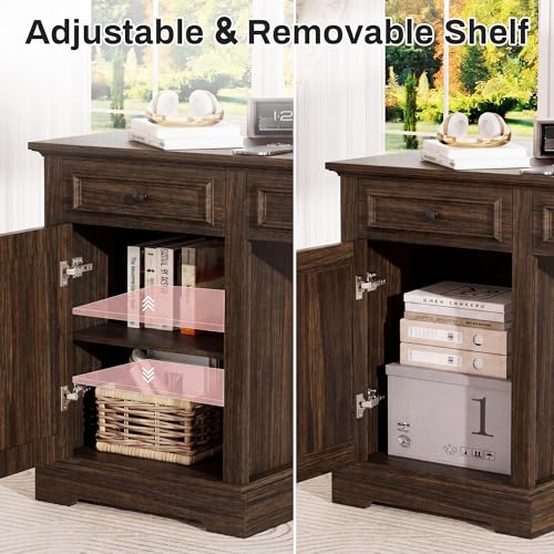 60" Farmhouse Executive Desk with Drawers and Cabinet, view 5