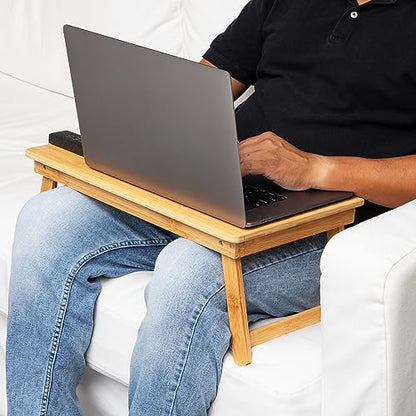 Lap Desk, Laptop Stand with Folding Legs for Bed Dorm Room and Home Office, view 7