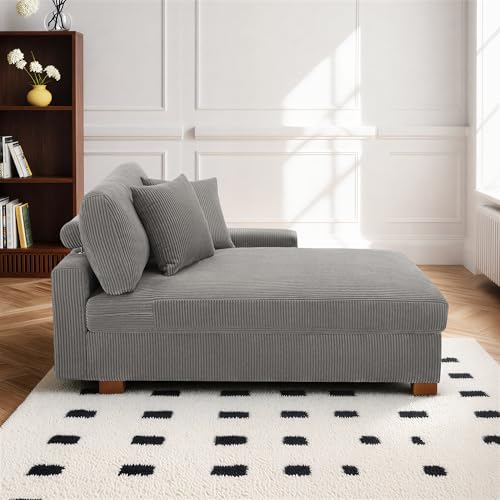 Chaise Lounge Chair Indoor, Oversized Upholstered Sofa Bed for Living Room, view 4