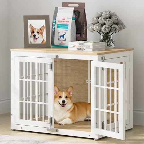 33" Heavy Duty Dog Crate Furniture for Small/Medium Dogs, view 2