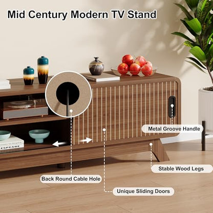 46 inch Small TV Stand Entertainment Center for Living Room Bedroom, view 6