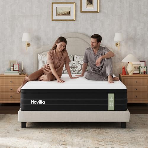 Queen Mattress 12 Inch, Cooling Hybrid Mattress with Upgraded Coils, view 6