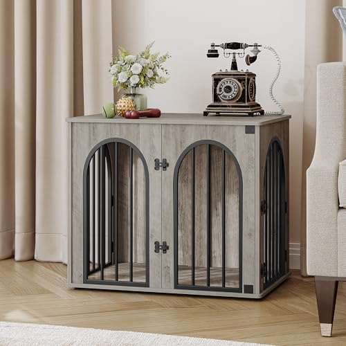 26.8'' Dog Crate Furniture, Dog Kennel Indoor for Small Dogs, view 5