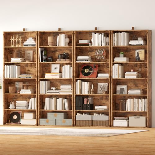Bookshelf and Bookcases 70" Tall, 6 Tiers Display Storage Shelves, view 5