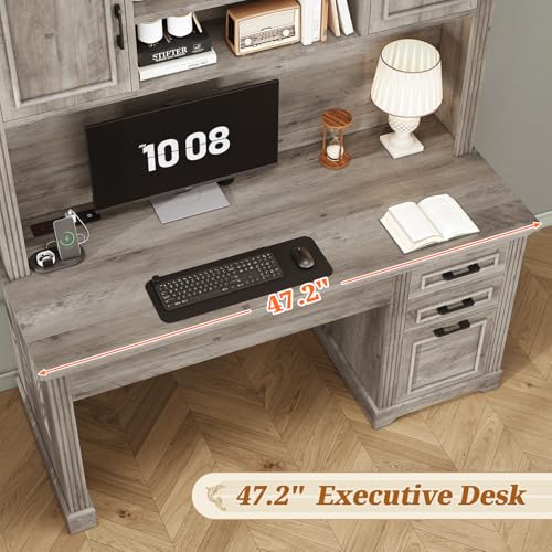 Office Desk with 3 Drawers, view 6