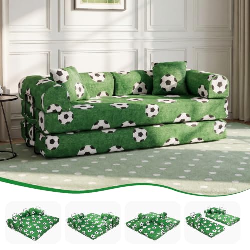 5-in-1 Convertible Sofa Bed 79" Boneless Couch Loveseat for Small Space