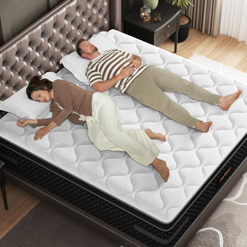 Queen Mattress 14 Inch, Firm Hybrid Mattress in a Box Deep Sleep, view 6