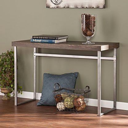 Nolan Console Table in Weathered Burnt Oak
