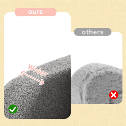 Kids Couch, 2-In-1 Toddler Chairs Comfy 1-3 Years Old, Toddler Couches That Fold Out, Toddlers Sofa for Girls and Boys, Convertible Kids Sofa to Lounge Chair for Playing, Reading, Napping, Grey