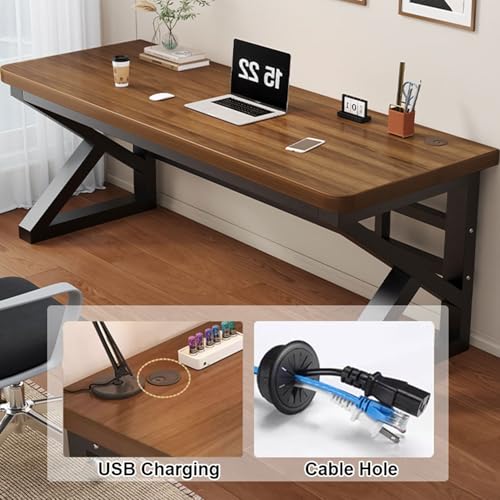 Ergonomic Modern Gamer Pc Work Home Office Desks Executive Desk Computer Laptop, view 6