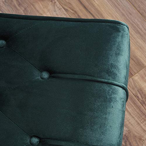 Christopher Knight Home Rafaela Modern Glam Tufted Velvet Chaise Lounge, view 8