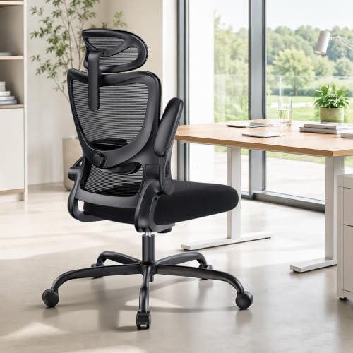 Ergonomic Office Chair with 3D Armrests and Lumbar Support, view 2