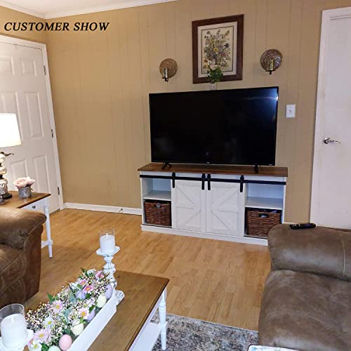 ZPK Farmhouse TV Stand for 65 Inch TV, view 6