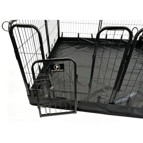 Puppy Playpen Plus Storage Bage with Bottom, 8 Panels 31.3" H, view 6