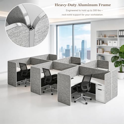6 Person Office Cubicles Workstations, view 7
