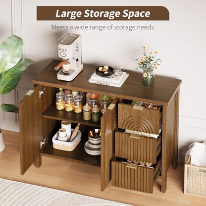 Sideboard Buffet Cabinet with Storage, view 5