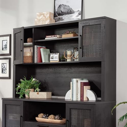 Tiffin Line Commercial Office Hutch, in Raven Oak Finish, view 3