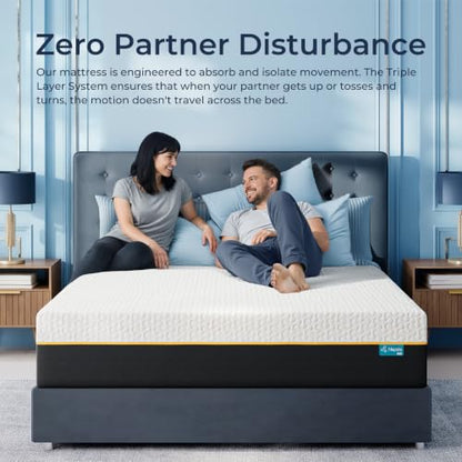 12 Inch Queen Mattress, Cooling Gel Memory Foam Mattress in a Box, view 7