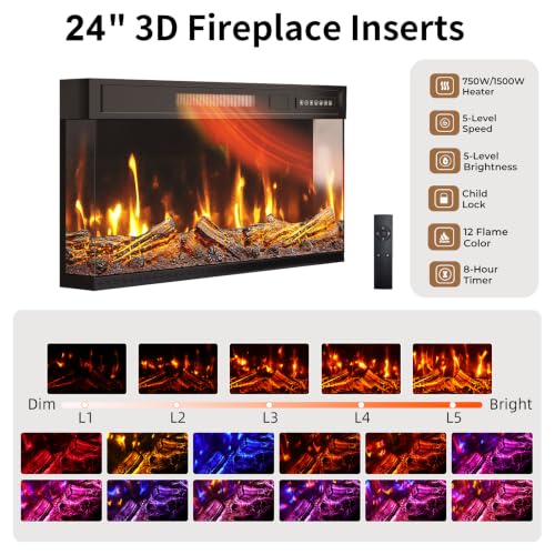 Fireplace TV Stand for TVs up to 70", view 4