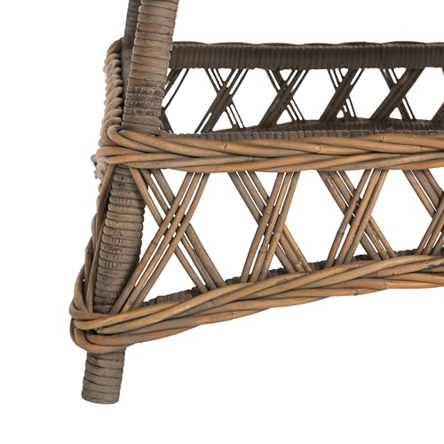 SAFAVIEH Home Collection Sora Natural Wicker Accent Table