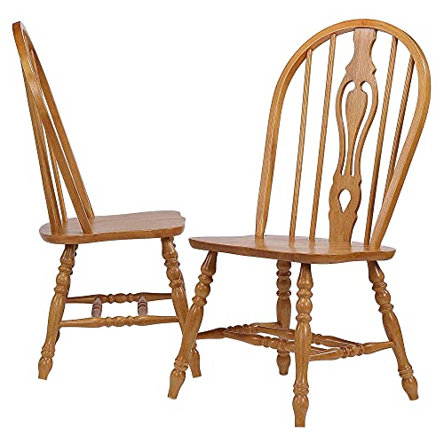 5 Piece Drop Leaf Extension Dining Set with Keyhole Chairs
