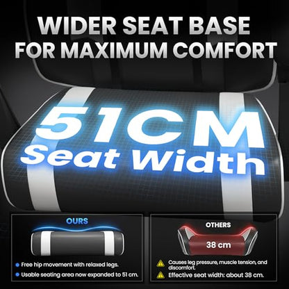 Gaming Chair for Adults Gamer Game Ergonomic PC Chair, 7-Point Support, view 6