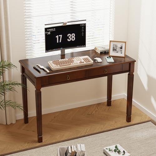 Computer Writing Desk with 2 Storage Drawers, view 7