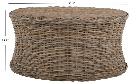 Rustic Rattan Coffee Table, view 4