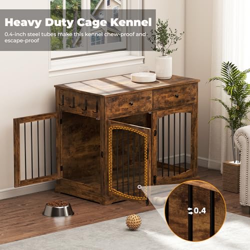 Dog Crate Furniture, Wooden Dog Kennel Furniture, view 4